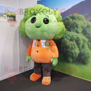 Orange Broccoli maskot...