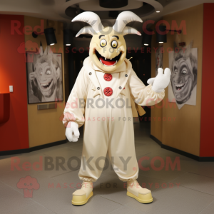 Cream Devil maskot drakt...