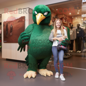 Forest Green Eagle maskot...