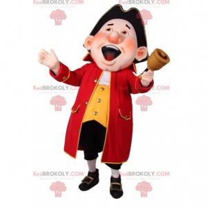 Mascotte de mousse avec une belle veste rouge - Redbrokoly.com