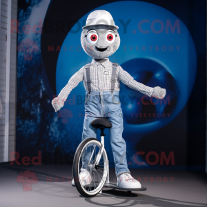 Silver Unicyclist maskot...