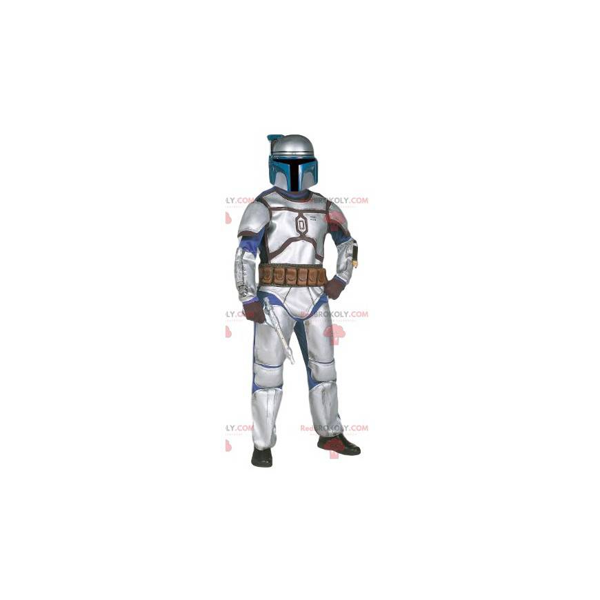 Sci-Fi krijger mascotte. Warrior kostuum - Redbrokoly.com
