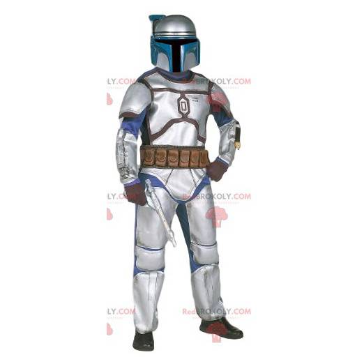 Sci-fi krigare maskot. Krigare kostym - Redbrokoly.com
