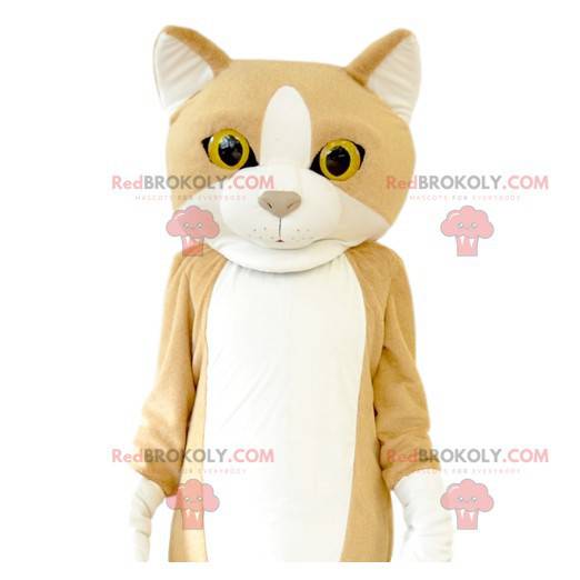 Kat mascotte met mooie gele ogen. Kat kostuum - Redbrokoly.com