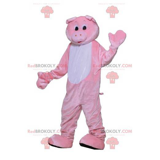 Mascotte de cochon. Costume de cochon - Redbrokoly.com