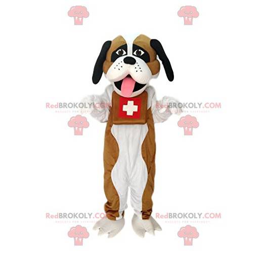 Mascotte van Sint Bernard. Kostuum van Sint Bernard. -
