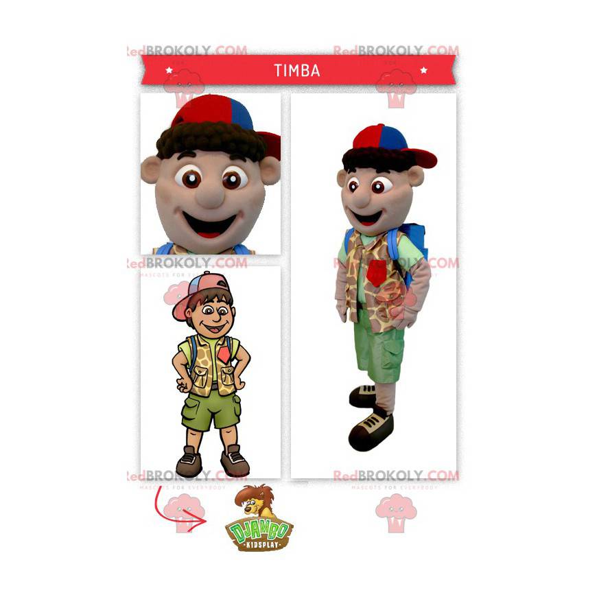 Explorer gutt maskot - Redbrokoly.com