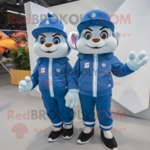 nan Pair Of Ice Skates mascot costume character dressed with a Overalls and Berets