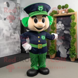 Navy Four Leaf Clover...