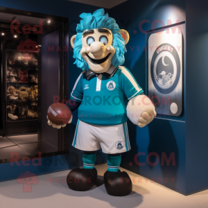 Cyan Guinness maskot...