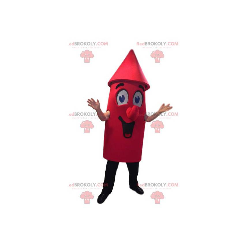 Super lächelndes rotes Raketenmaskottchen - Redbrokoly.com Super lächelndes rotes Raketenmaskottchen - Redbrokoly.com