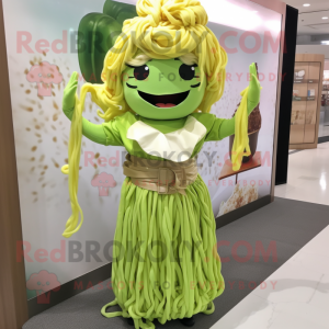 Lime Green Ramen mascotte...