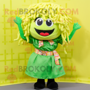 Limegrønn Ramen maskot...