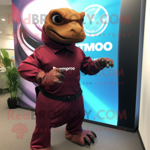 Maroon Komodo Dragon...