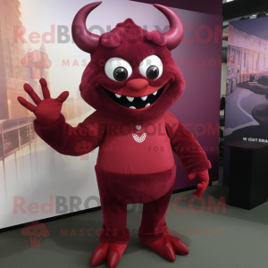 Maroon Devil mascotte...