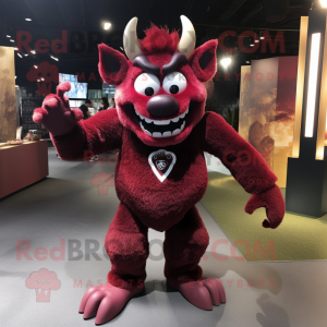 Maroon Devil mascotte...