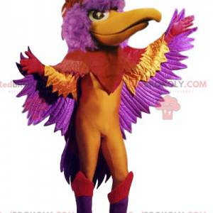 Flerfarvet Phoenix maskot. Phoenix kostume - Redbrokoly.com