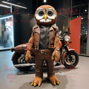 Rust Owl mascotte kostuum...