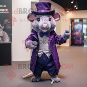 Purple Rat maskotdräkt...