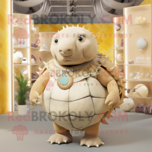 Crème Glyptodon mascotte...