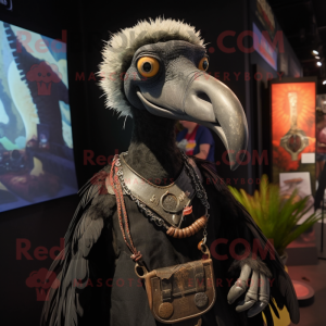 Black Vulture maskot drakt...