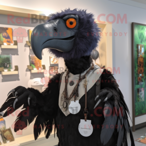 Black Vulture maskot drakt...