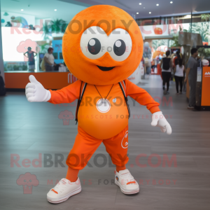 Orange But mascotte kostuum...