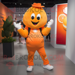 Orange But mascotte kostuum...