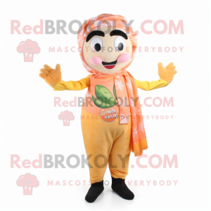 Peach Paella maskot drakt...