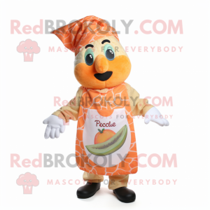 Peach Paella maskot kostume...