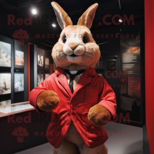 Red Rabbit mascotte kostuum...