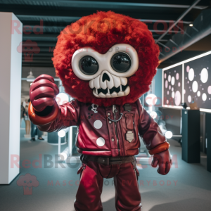 Maroon Skull mascotte...