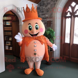 Peach Irish Castle maskot...