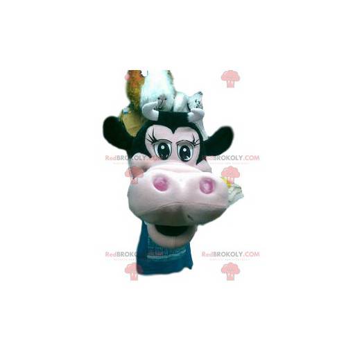 Green cow head mascot. Green cow head costume - Redbrokoly.com