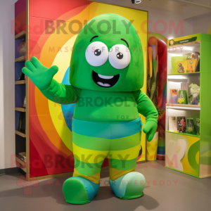 Green Rainbow maskot...