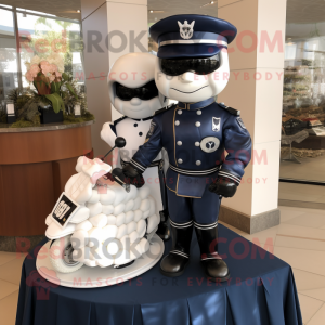 Navy Wedding Cake maskot...