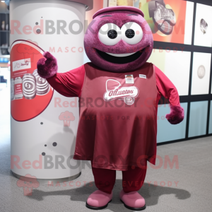 Maroon Soda Can mascotte...