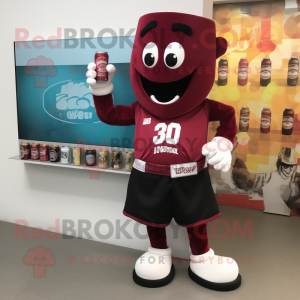 Soda Can mascot costume character dressed with a Shorts and