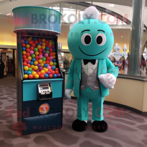 Teal Gumball Machine...