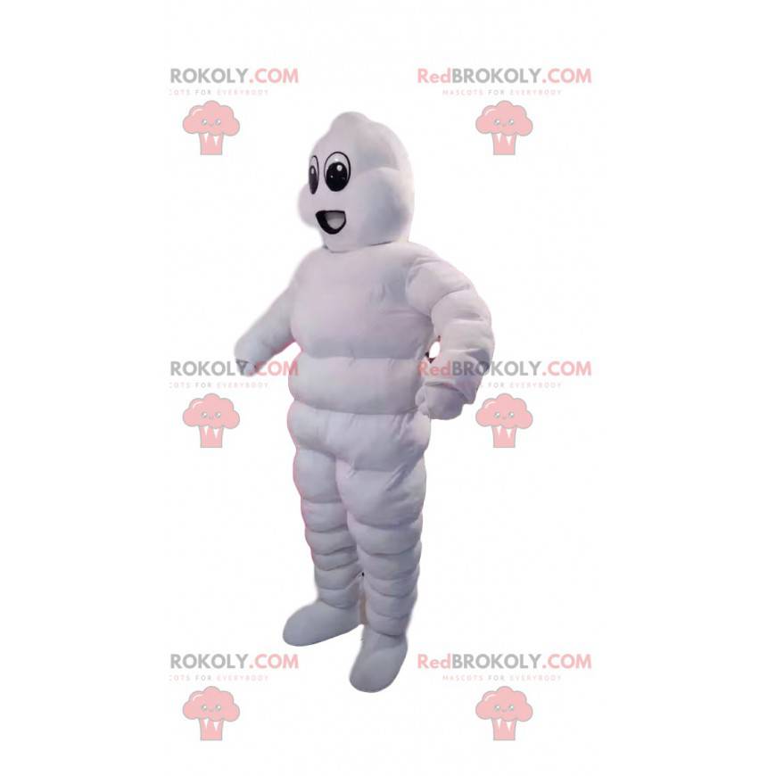 Inflatable white snowman mascot - Redbrokoly.com