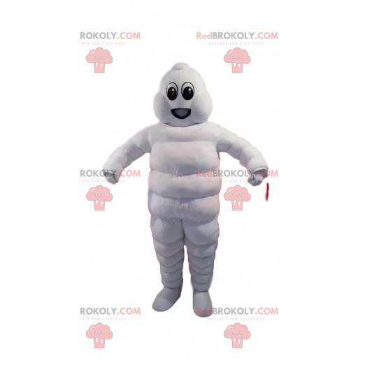 Inflatable white snowman mascot - Redbrokoly.com