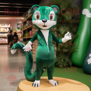 Forest Green Weasel mascota...