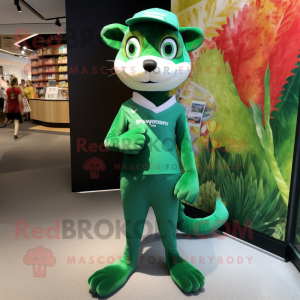 Forest Green Weasel maskot...