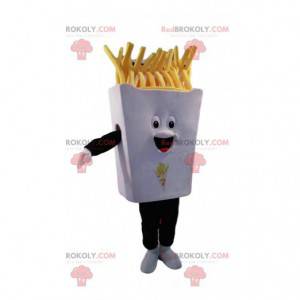 Mascot bandeja de patatas fritas. Disfraz de bandeja de patatas