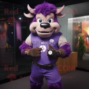 Lilla Buffalo maskot...