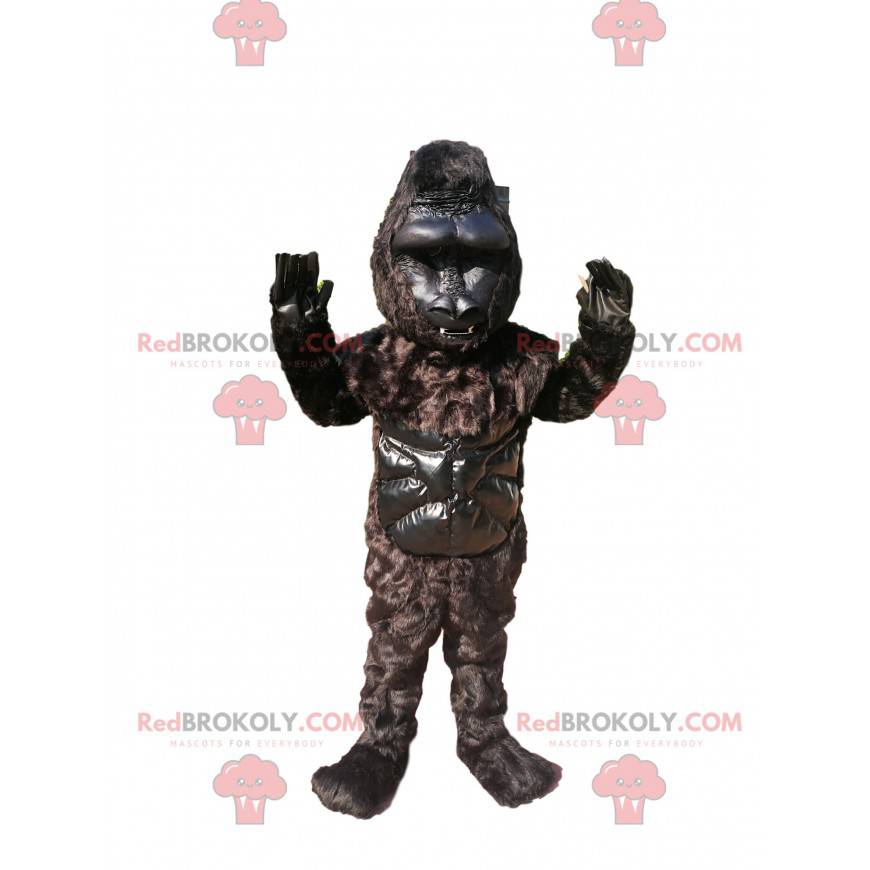 Sort gorilla maskot. Sort gorilla kostume - Redbrokoly.com