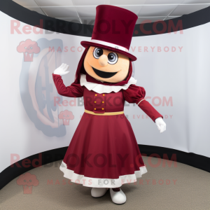 Maroon Ring Master mascotte...