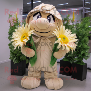 Beige bukett av blommor...