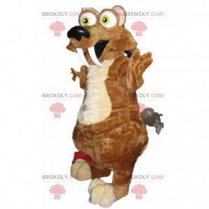 Mascot Scrat, the squirrel in Ice Age - Redbrokoly.com