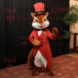 Red Squirrel maskot kostume...